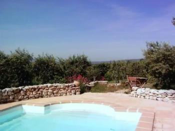 Location mas avec piscine vue panoramique sur le Luberon